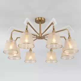 Потолочная люстра Alicante 60082/8 золотая бронза Eurosvet