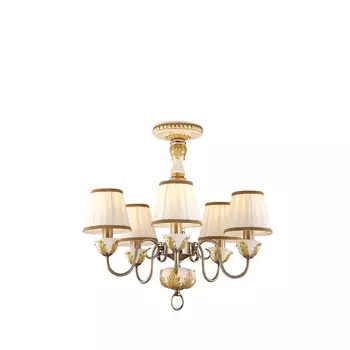 Потолочная люстра Benessere A9570PL-5WG Arte Lamp