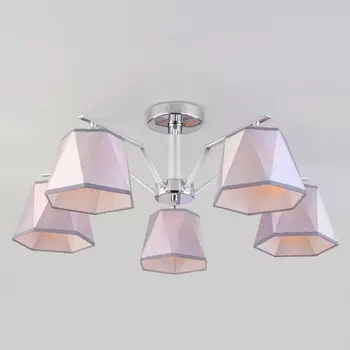 Потолочная люстра Corner 60076/5 хром Eurosvet