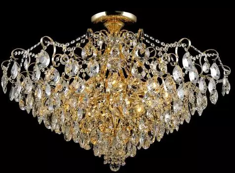 Потолочная люстра Crystal Lux Contessa PL12 Gold