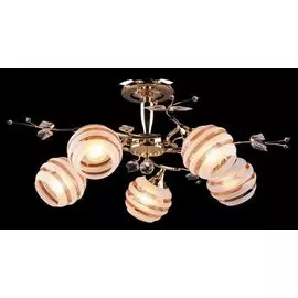 Потолочная люстра Eurosvet 10505/5 золото/коричневый
