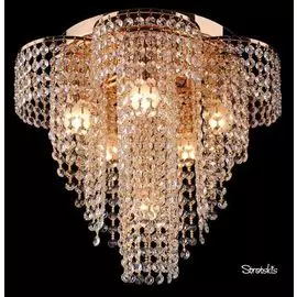 Потолочная люстра Eurosvet 1209/6 золото Strotskis