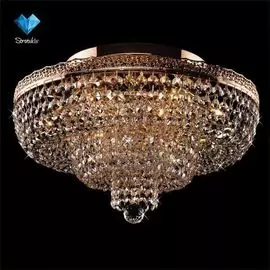 Потолочная люстра Eurosvet 1310 1310/7 золото/прозрачный хрусталь Strotskis