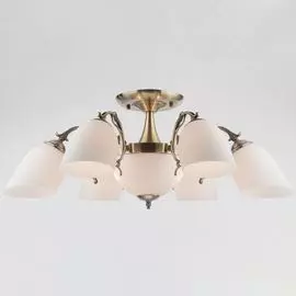 Потолочная люстра Eurosvet 22010/6+2 античная бронза