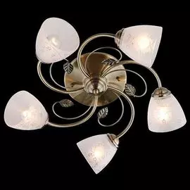 Потолочная люстра Eurosvet 30085/5 античная бронза