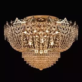 Потолочная люстра Eurosvet 3407/15 золото Strotskis