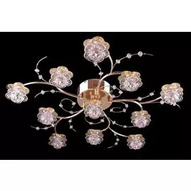 Потолочная люстра Eurosvet 4836/11 золото/синий+красный+фиолетовый