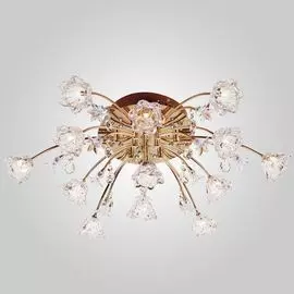 Потолочная люстра Eurosvet 4928/13 золото/бело-голубой