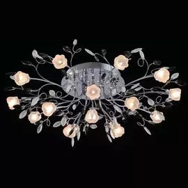 Потолочная люстра Eurosvet 5122/16 хром/белый