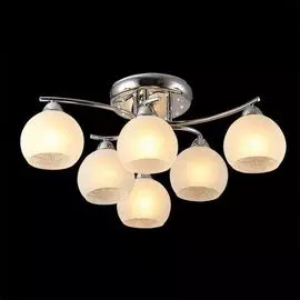 Потолочная люстра Eurosvet 70208/6 хром/белый
