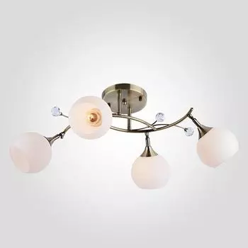 Потолочная люстра Eurosvet 9604/4 античная бронза