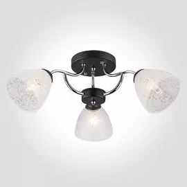 Потолочная люстра Eurosvet 9658/3 хром/венге