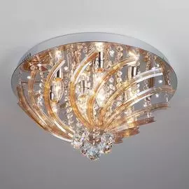 Потолочная люстра Eurosvet Dallas 80116/8 хром/белый