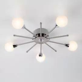 Потолочная люстра Eurosvet Delia 70066/5 хром