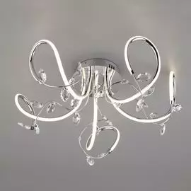 Потолочная люстра Eurosvet Irvine 90106/5 хром