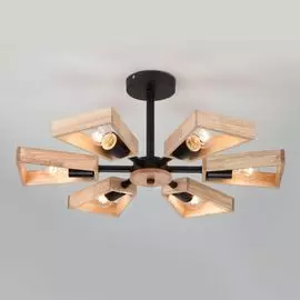 Потолочная люстра Eurosvet Klark 70056/6 черный