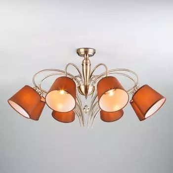 Потолочная люстра Eurosvet Lilly 60074/8 античная бронза