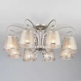 Потолочная люстра Eurosvet Liona 60065/8 серебро