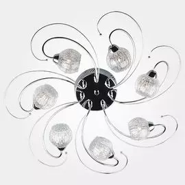 Потолочная люстра Eurosvet Теона 80101/7 хром