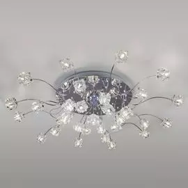 Потолочная люстра Eurosvet Trinity 80113/31 хром/белый