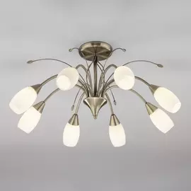 Потолочная люстра Ginevra 30280/8 античная бронза Eurosvet