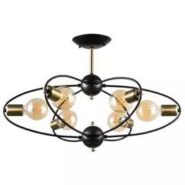 Потолочная люстра Glasgow A1963PL-6BK Arte Lamp