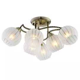 Потолочная люстра IDLamp Carlota 244/6PF-Oldbronze