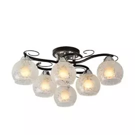 Потолочная люстра IDLamp Carmela 234/6PF-Blackchrome