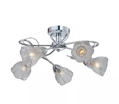 Потолочная люстра IDLamp Clairette 866/5PF-Chrome