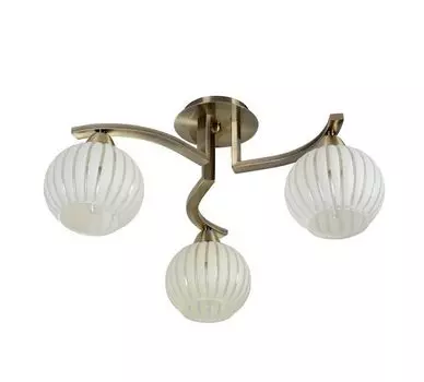 Потолочная люстра IDLamp Deborah 863/3PF-Oldbronze