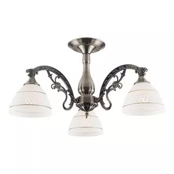 Потолочная люстра IDLamp Drina 290/3PF-Oldbronze