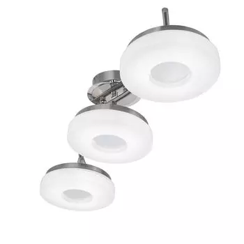 Потолочная люстра IDLamp Frittelle 107/3A-LEDWhitechrome