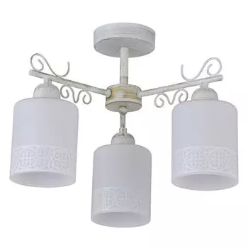 Потолочная люстра IDLamp Ileria 848/3PF-Whitepatina
