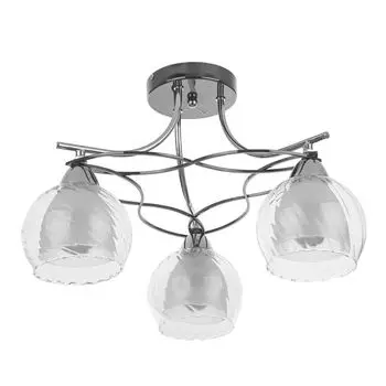 Потолочная люстра IDLamp Isabella 873/3PF-Darkchrome