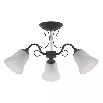 Потолочная люстра IDLamp Lauretta 872/3PF-Argentoscuro