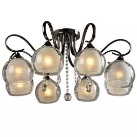 Потолочная люстра IDLamp Merinella 877/8PF-Darkchrome