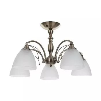 Потолочная люстра IDLamp Milana 273/5PF-Oldbronze