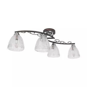 Потолочная люстра IDLamp Nield 232/4PF-Blackchrome