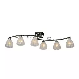 Потолочная люстра IDLamp Nield 232/6PF-Blackchrome