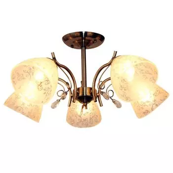 Потолочная люстра IDLamp Orebella 852/5PF-Oldbronze