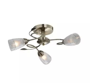 Потолочная люстра IDLamp Selveggiya 858/3PF-Oldbronze