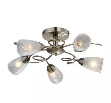 Потолочная люстра IDLamp Selveggiya 858/5PF-Oldbronze