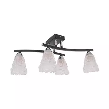 Потолочная люстра IDLamp Simone 217/4PF-Blackchrome