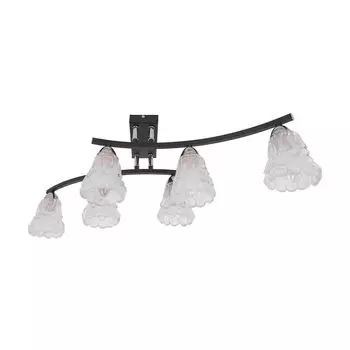 Потолочная люстра IDLamp Simone 217/6PF-Blackchrome