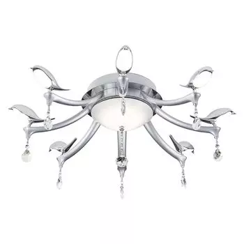 Потолочная люстра IDLamp Uccelli 385/8PF-LEDSilver