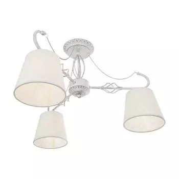 Потолочная люстра IDLamp Vilucchio 556/3PF-Whitepatina