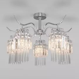 Потолочная люстра Sevilia 10119/5 хром/прозрачный хрусталь Strotskis Eurosvet