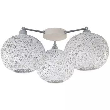 Потолочная люстра TK Lighting 1858 Backaz White 3