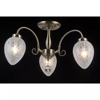 Потолочная люстра ZARAGOZA 81050-3C ANTIQUE BRASS Natali Kovaltseva