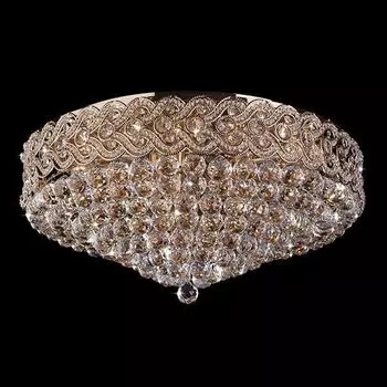 Потолочный светильник Eurosvet 3296/16 золото/прозрачный хрусталь Strotskis